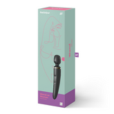 Satisfyer Wand-er Woman Black Full-Body Massager 10in Black Electric Massager